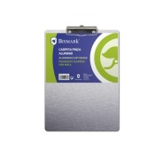 Biskmark Carpeta Sujetapapeles con Base de Aluminio y Pinza Metalica - Formato Folio