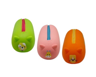 Bismark Animals Portatodo de Silicona Squeezy - 1 Compartimento - 3 Dise&ntilde;os Diferentes