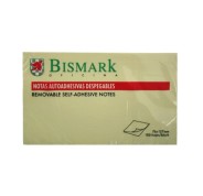 Bismark Bloc de 100 Notas Adhesivas 76x127mm - Color Amarillo