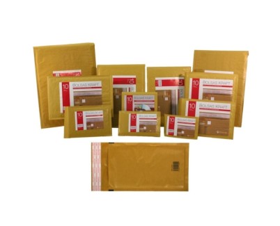 Bismark Bolsa Acolchada Kraft Nº17 240x340mm - Recubrimiento Interno de Laminas de Burbuja de Aire - Cierre Autoadhesivo - Ideal para Envios con Alta Proteccion