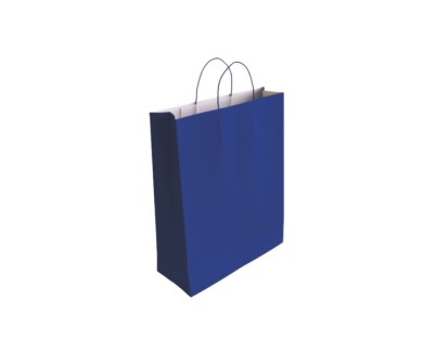 Bismark Bolsa de Papel Celulosa - Medidas 40x14x32cm - Color Azul