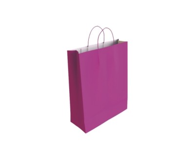 Bismark Bolsa de Papel Celulosa - Medidas 40x14x32cm - Color Fucsia