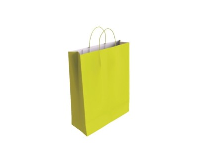 Bismark Bolsa de Papel Celulosa - Medidas 40x14x32cm - Color Pistacho