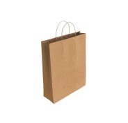 Bismark Bolsa de Papel Kraft - Medidas 37x12x27cm - Color Marron