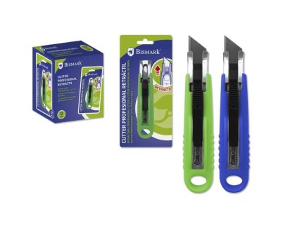 Bismark Cutter Profesional Retractil - Empu&ntilde;adura de Plastico
