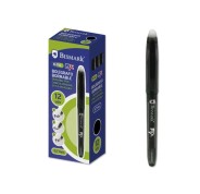Bismark Fix Boligrafo Borrable - Punta 0.7mm - Con Capuchon - Color Negro