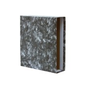 Bismark Funda para Archivador A-Z Folio - Carton Forrado - Color Negro Jaspeado