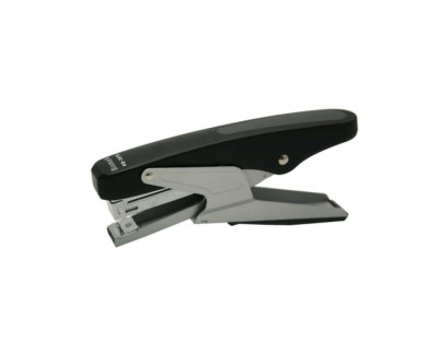 Bismark Grapadora de Tenaza - Capacidad de Grapado 20 Hojas - Dise&ntilde;o Ergonomico - Alta Durabilidad - Color Negro