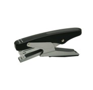 Bismark Grapadora de Tenaza - Capacidad de Grapado 20 Hojas - Diseño Ergonomico - Alta Durabilidad - Color Negro