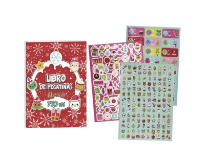 Bismark Libro con 750 Pegatinas Navide&ntilde;as