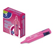 Bismark Marcador Fluorescente - Punta Biselada 1 - 5mm Aprox - Tinta Base de Agua - Color Rosa