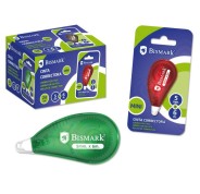Bismark Mini Cinta Correctora en Seco - Alta Calidad - Correccion Rapida - No Mancha - No Deja Huella en Fotocopias