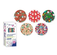 Bismark Navidad Colors Rollo de Papel Regalo - Medidas 70cmx200cm - 5 Diseños Diferentes