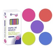 Bismark Neon Rollo de Papel Regalo - Medidas 70cmx200cm - 5 Colores Neon