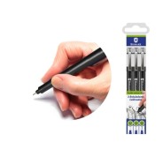 Bismark Pack 3 Rotuladores Calibrados 0.2, 0.4, 0.8mm - Color Negro