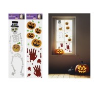 Bismark Pack con Pegatinas de Halloween para Ventanas - Pegatinas de Silicona - 2 Diseños Aleatorios