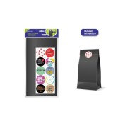 Bismark Pack de 10 Sobres Papel Kraft 50grs con 10 Pegatinas para Cierre - Medidas 19x36x6cm - Ideal para Regalos - Color Negro