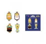 Bismark Pack de 4 Pinzas de Madera Decoradas con Reyes Magos