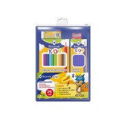 Bismark Pack Escolar con 12 Lapices HB, 12 Lapices de Colores, Afilalapiz y Goma de Borrar