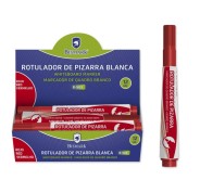 Bismark Rotulador para Pizarra - Tinta a Base de Alcohol - Punta Media de Fibra Acrilica - Punta Redonda - Color Rojo