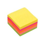 Bismark Taco de 450 Notas Adhesivas 76x76mm - Colores Neon Surtidos