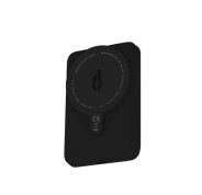 Blackbyte by Pedro Buerbaum Bateria Lipo Externa/Powerbank de 5000mAh - 15W - Entrada y Salida USB-C - Carga Inalambrica - Tacto Engomado - Extraplana - Color Negro
