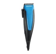 Blaupunkt Cortapelos Profesional - Potencia 15W - Palanca Lateral de Ajuste - Incluye Accesorios - Incluye Peines Guia - Cuchillas de Titanio - Color Negro y Azul
