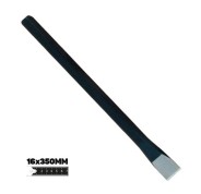 Blim Barra de Acero al Carbono Resistente - Medidas: 16 X 350 mm - Alta Calidad y Resistencia al Impacto - Color Negro