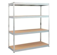 Blim Estanteria Galvanizada 4 Baldas Ajustables - Medidas 180x160x60cm - Peso Max. 600kg por Balda