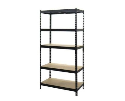 Blim Estanteria Metalica Ajustable - 183x90x45mm - Soporte 175kg por Balda - Facil Montaje - Recubrimiento Polvo Negro - Color Negro