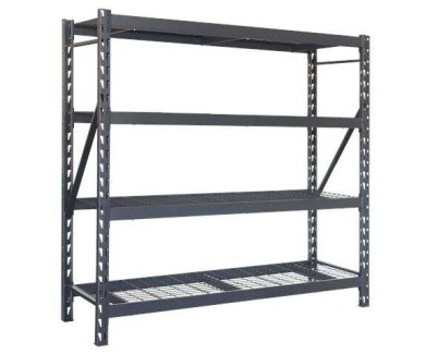 Blim Estanteria Metalica Ajustable - Dimensiones 195x183x61mm - Soporte 700kg por Balda - Facil Montaje - Recubrimiento Polvo Negro - Color Negro