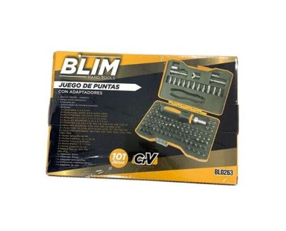 Blim Juego Puntas 101pcs con Adaptadores