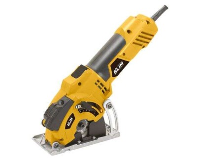 Blim Mini Sierra Circular 85mm - Potencia 500W - Velocidad 7000rpm - Capacidad de Corte 0-25mm - Incluye 3 Discos de Corte