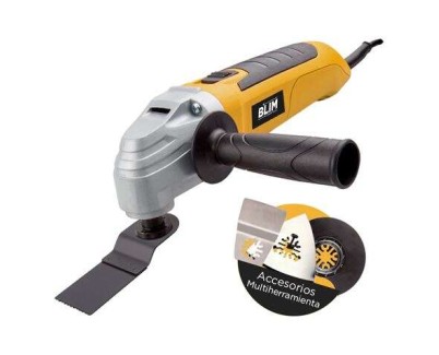 Blim Multiherramienta Versatil - Potencia 400W - Velocidad Variable 15000-22000Rpm - Angulo de Oscilacion 3 Grados - Color Negro