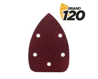Blim Pack de 10 Lijas con Velcro para Lijadora BL0124 - Grano 120 - Formato Triangular