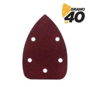 Blim Pack de 10 Lijas con Velcro para Lijadora BL0124 - Grano 40 - Formato Triangular