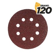 Blim Pack de 10 Lijas con Velcro para Lijadora BL0136 - 125mm - Grano 120 - Formato Circular