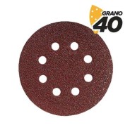 Blim Pack de 10 Lijas con Velcro para Lijadora BL0136 - 150mm - Grano 40 - Formato Circular