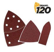 Blim Pack de 9 Lijas con Velcro para Lijadora BL0137 - Grano 120 - 3 Formatos