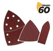 Blim Pack de 9 Lijas con Velcro para Lijadora BL0137 - Grano 60 - 3 Formatos