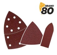 Blim Pack de 9 Lijas con Velcro para Lijadora BL0137 - Grano 80 - 3 Formatos