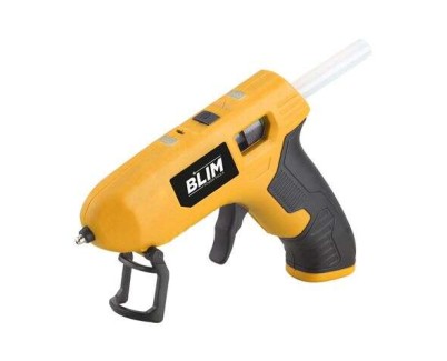 Blim Pistola de Silicona Bateria - Dise&ntilde;o Compacto y Ergonomico - Color Amarillo