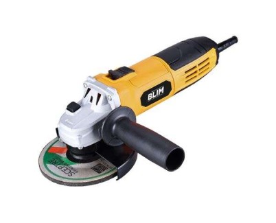 Blim Radial 125mm - Potencia 750W - Diseño Ergonomico - Empuñadura Multiposicion - Proteccion Antichispas - Boton de Bloqueo - Color Amarillo