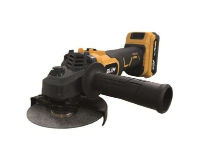 Blim Radial a Bateria 125mm 20V 4.0Ah - Velocidad sin Carga 8500rpm - Agarre Ergonomico Suave - Color Amarillo
