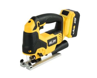 Blim Sierra de Calar a Bateria 20V 4.0AH -  Velocidad sin Carga 0-2400rpm - Base de Aluminio - Empuñadura Ergonomica - Laser/LED Incorporado