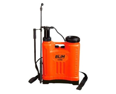 Blim Sulfatadora de Espalda Manual 12L - Bomba con Presion hasta 4 bar - Boquilla Regulable - Diseño Tipo Mochila