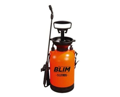 Blim Sulfatadora/Pulverizador de Mano 5L - Bomba con Presion hasta 3 bar - Boquilla Regulable - Correa para Colgar al Hombro
