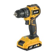 Blim Taladro de Impacto - Motor Brushless - Mango Ergonomico - Incluye 1 Bateria 20V - 2.0 Ah + Cargador - Display y Luz LED - 2 Velocidades - Par Maximo 50Nm - Par de Apriete 20+3 - Portabroca de 10mm Sin Llave - Color Negro