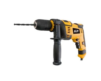 Blim Taladro Percutor 810W - Velocidad Regulable 0-3000rpm - Portabrocas de 13mm sin Llave - Boton de Bloqueo - Incluye Maletin con Accesorios
