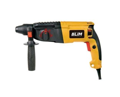 Blim Taladro SDS 800W 3 Julios - Funcion Martillo Percutor - Velocidad Regulable 0-1100rpm - Portabrocas Cambio Rapido SDS - Boton de Bloqueo - Incluye Maletin con Accesorios